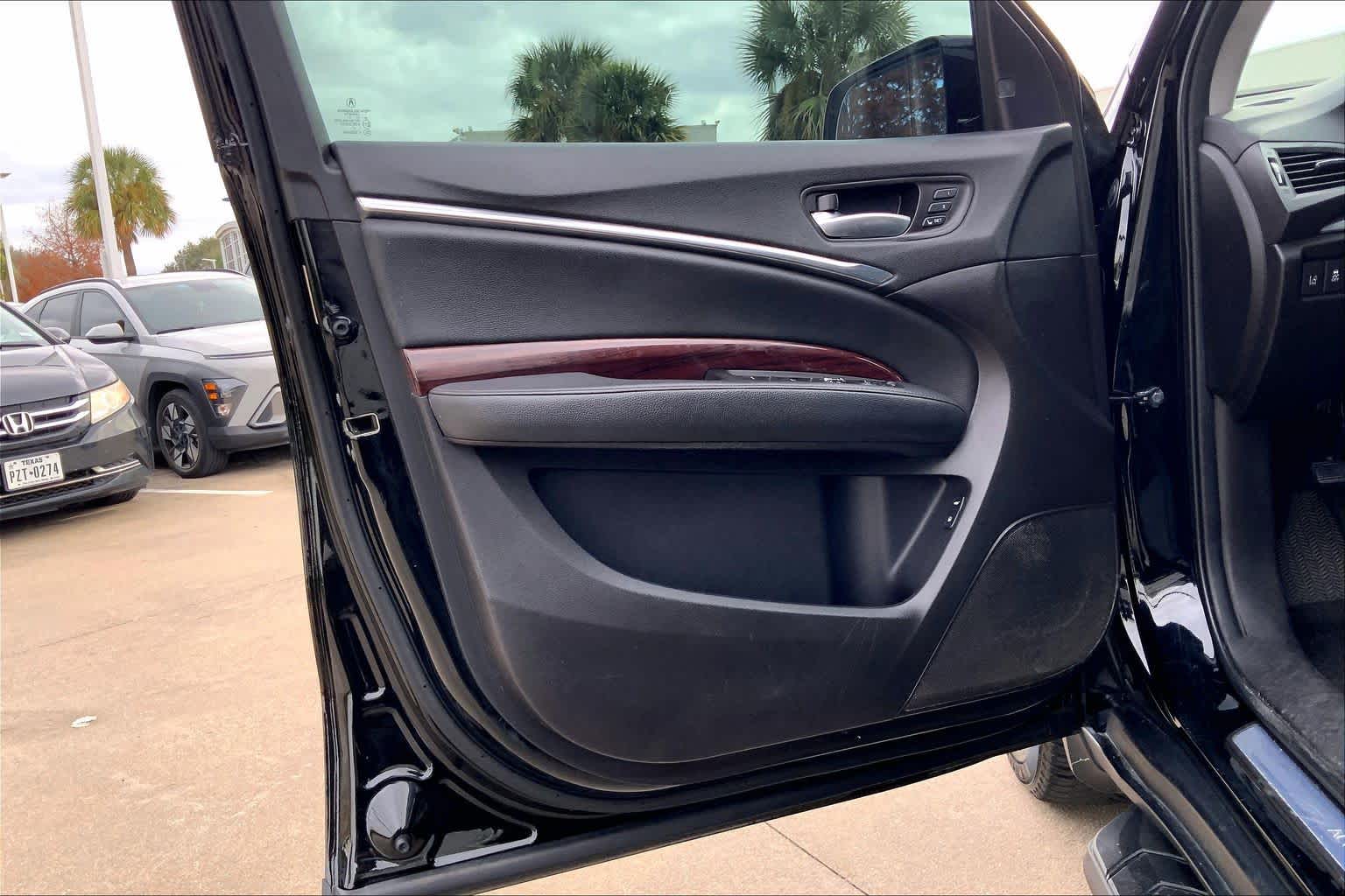 2016 Acura MDX w/Tech Crystal Black Pearl at Sterling McCall Nissan