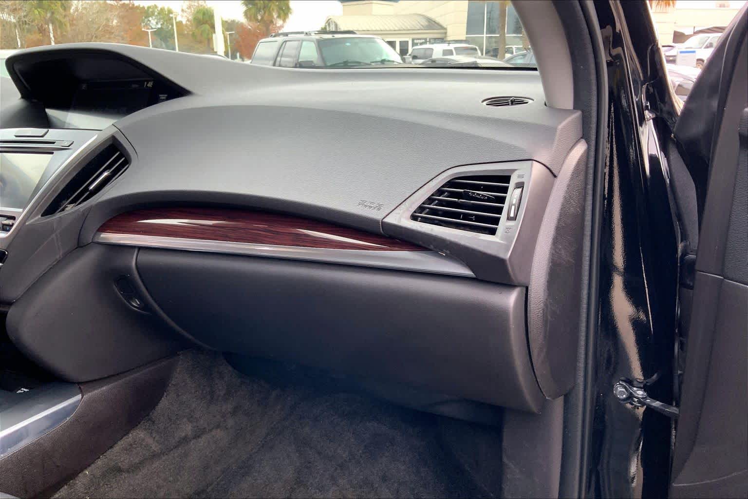 2016 Acura MDX w/Tech Crystal Black Pearl at Sterling McCall Nissan