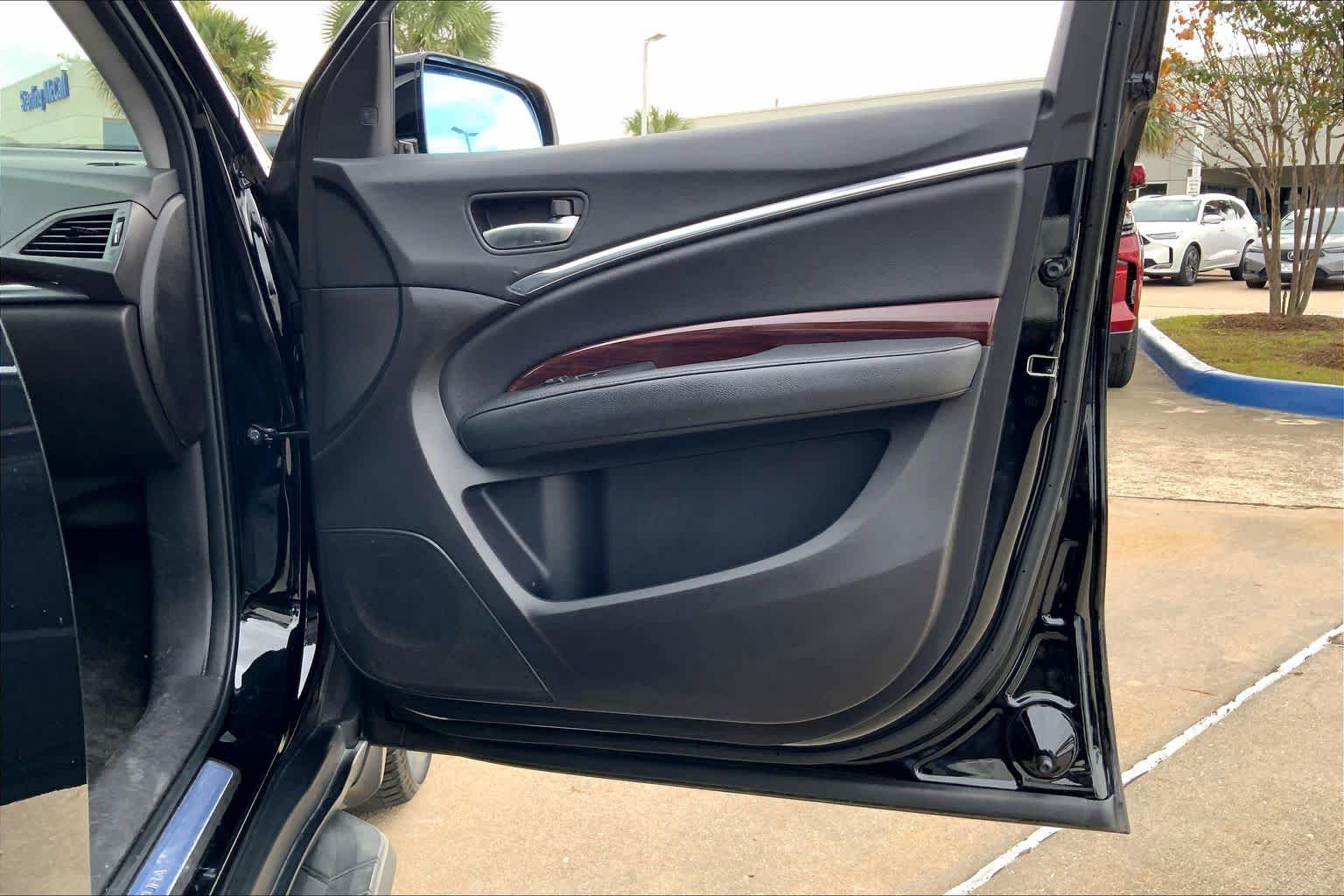 2016 Acura MDX w/Tech Crystal Black Pearl at Sterling McCall Nissan