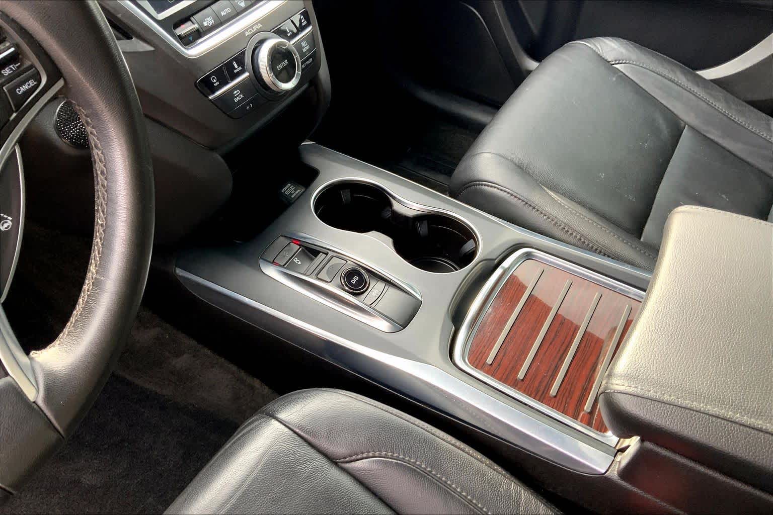 2016 Acura MDX w/Tech Crystal Black Pearl at Sterling McCall Nissan