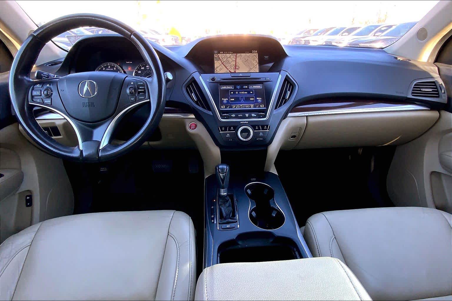 2014 Acura MDX Tech Pkg White Diamond Pearl at AutoNation USA Houston