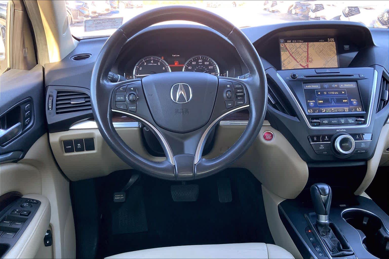 2014 Acura MDX Tech Pkg White Diamond Pearl at AutoNation USA Houston