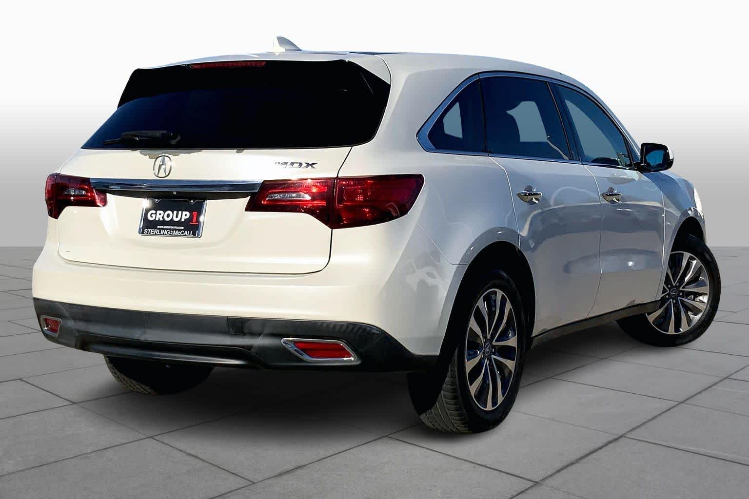2014 Acura MDX Tech Pkg White Diamond Pearl at AutoNation USA Houston