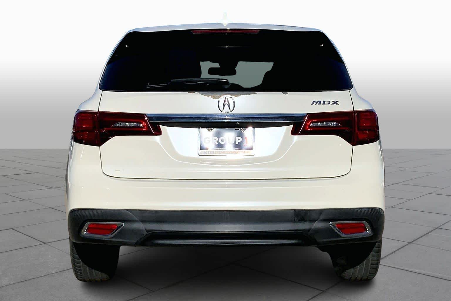 2014 Acura MDX Tech Pkg White Diamond Pearl at AutoNation USA Houston