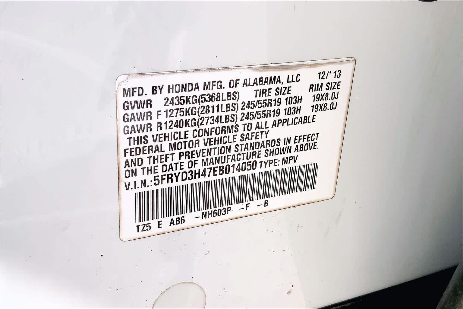 2014 Acura MDX Tech Pkg White Diamond Pearl at AutoNation USA Houston