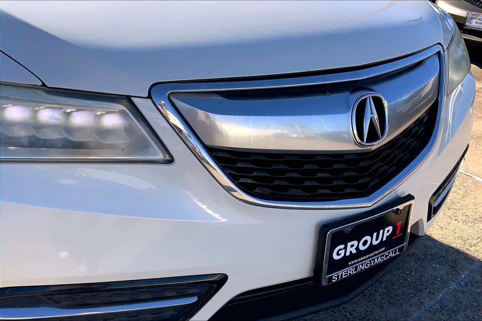 2014 Acura MDX Tech Pkg White Diamond Pearl at AutoNation USA Houston