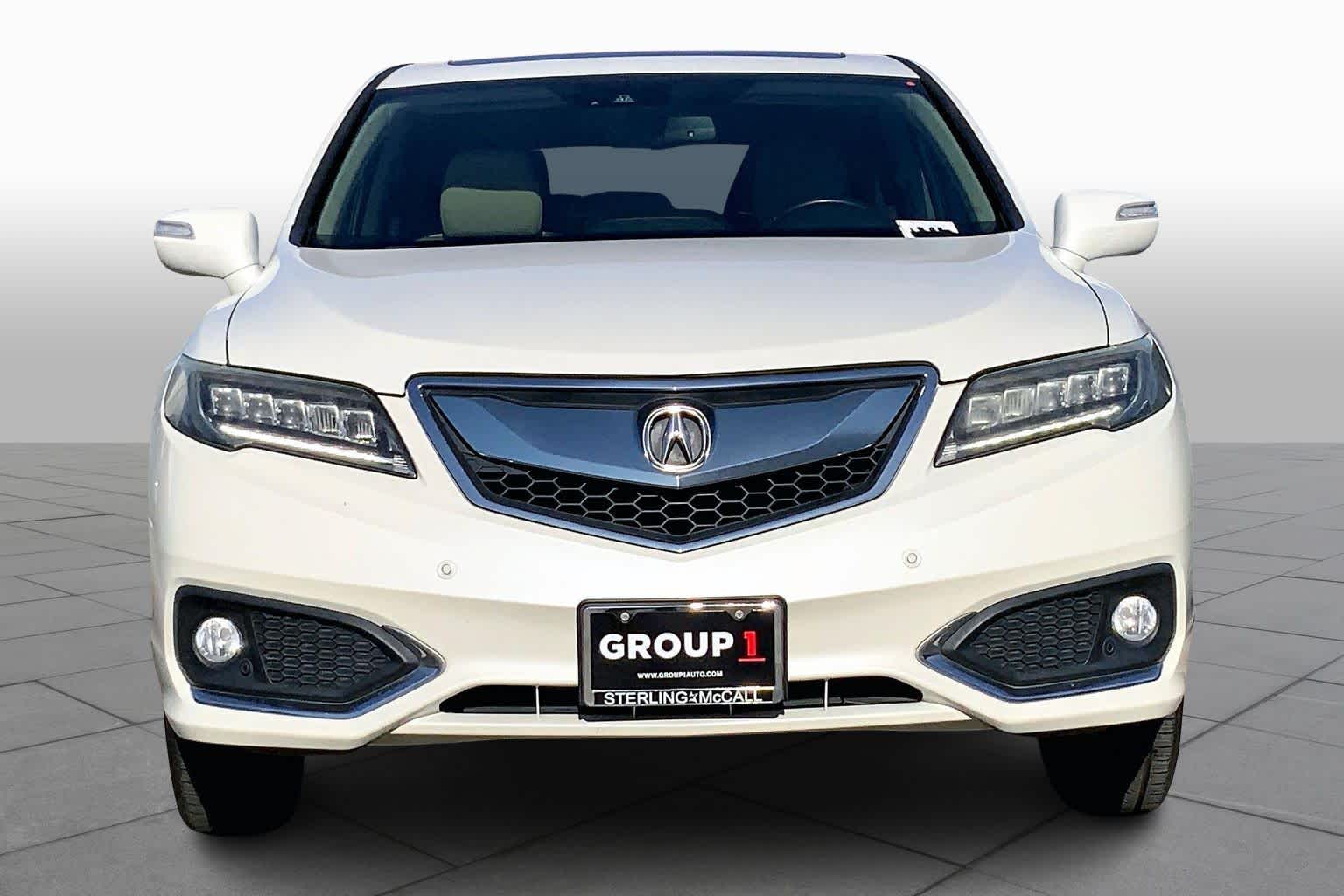 2018 Acura RDX w/Advance Pkg White Diamond Pearl at Sterling McCall Acura