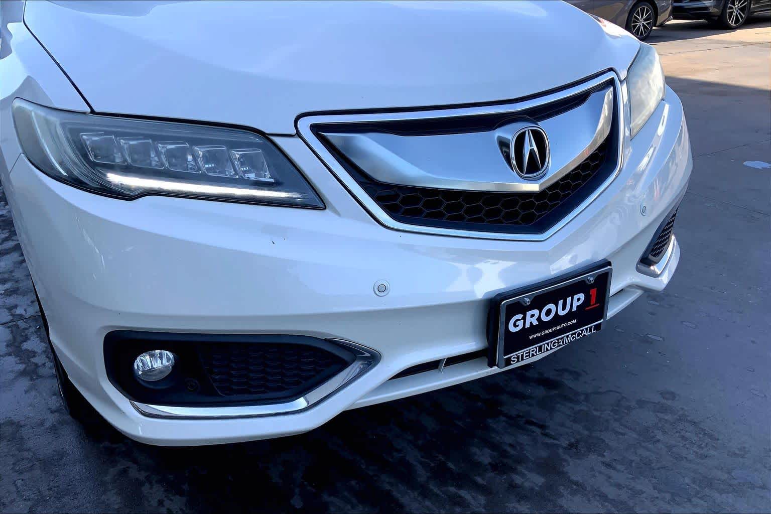 2018 Acura RDX w/Advance Pkg White Diamond Pearl at Sterling McCall Acura