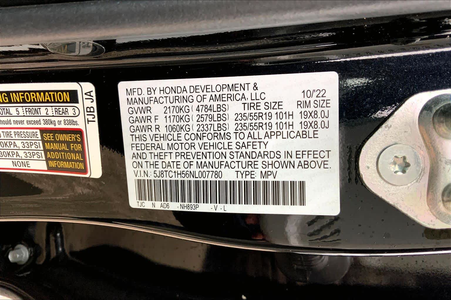 2022 Acura RDX w/Technology Package Majestic Black Pearl at Lexus of Clear Lake