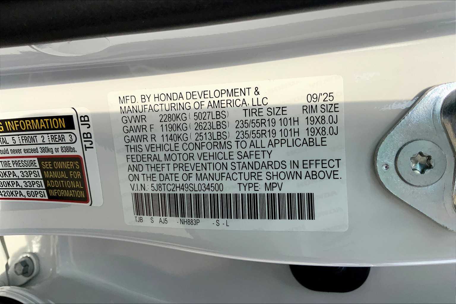 2025 Acura RDX  WH/Platinum Whi at Sterling McCall Acura