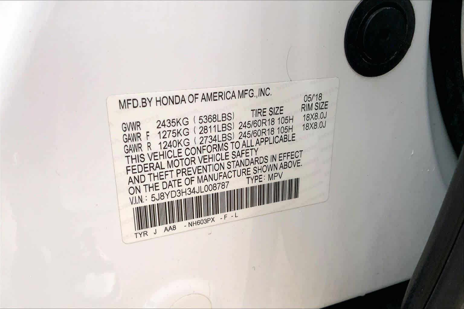 2018 Acura MDX  White Diamond Pearl at Ron Craft Chevrolet Cadillac