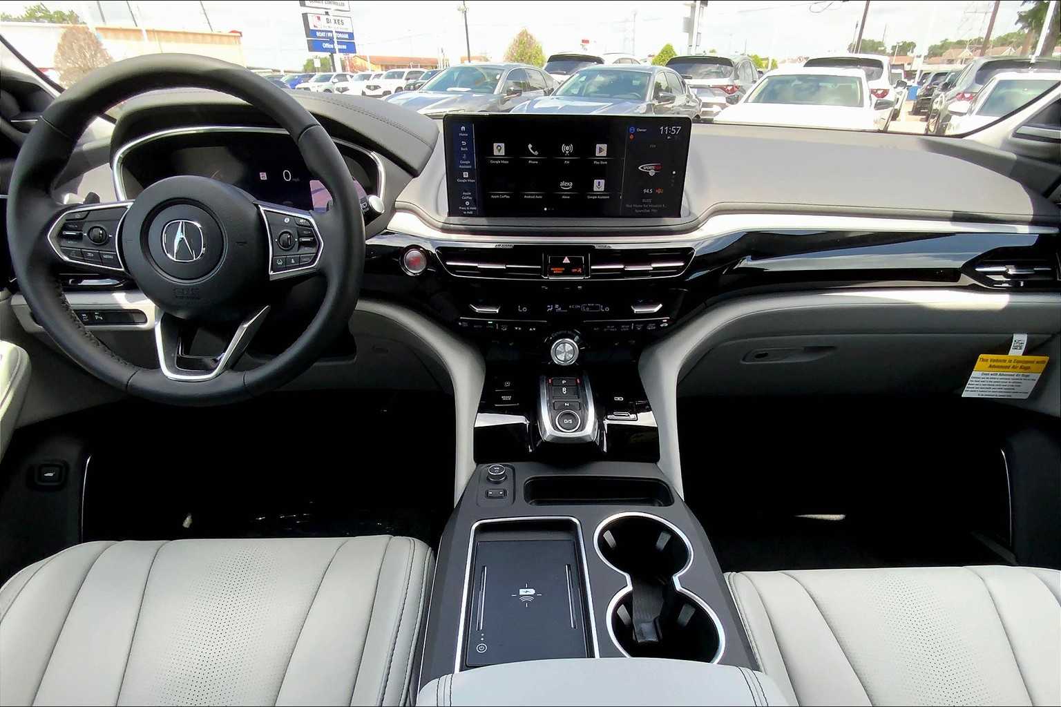 2026 Acura MDX w/Technology Package Solar Silver Metallic at Sterling McCall Acura