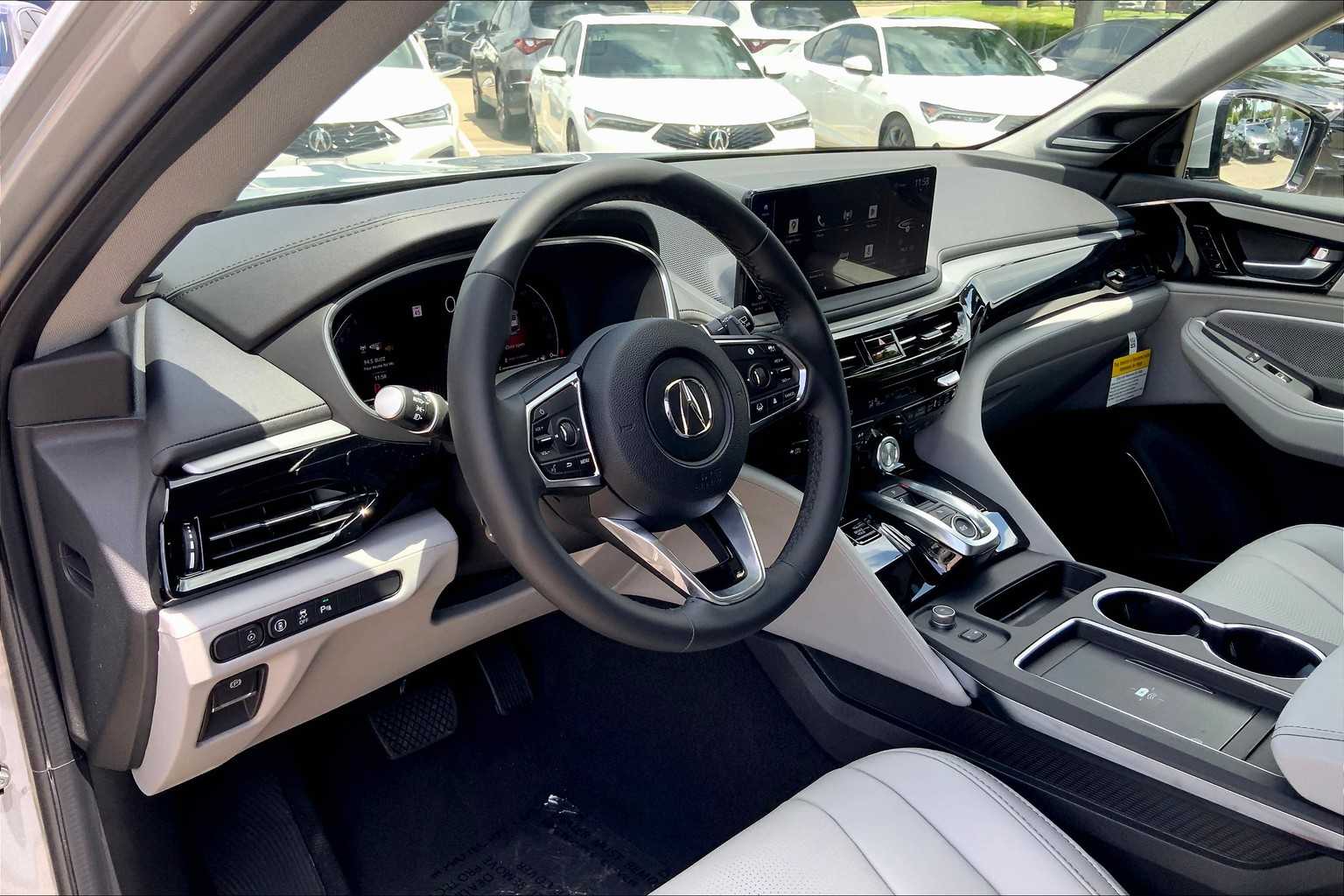 2026 Acura MDX w/Technology Package Solar Silver Metallic at Sterling McCall Acura