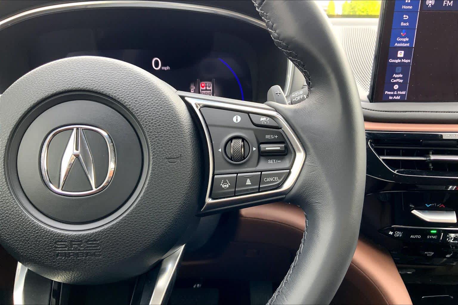 2025 Acura MDX w/Technology Package Platinum White Pearl at Sterling McCall Acura