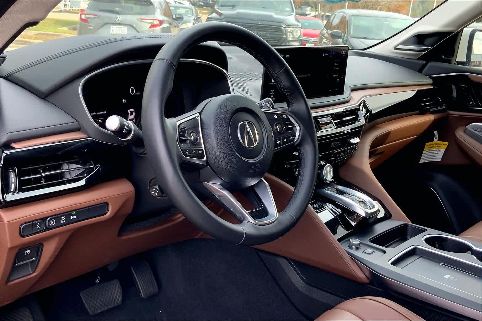 2025 Acura MDX w/Technology Package Platinum White Pearl at Sterling McCall Acura