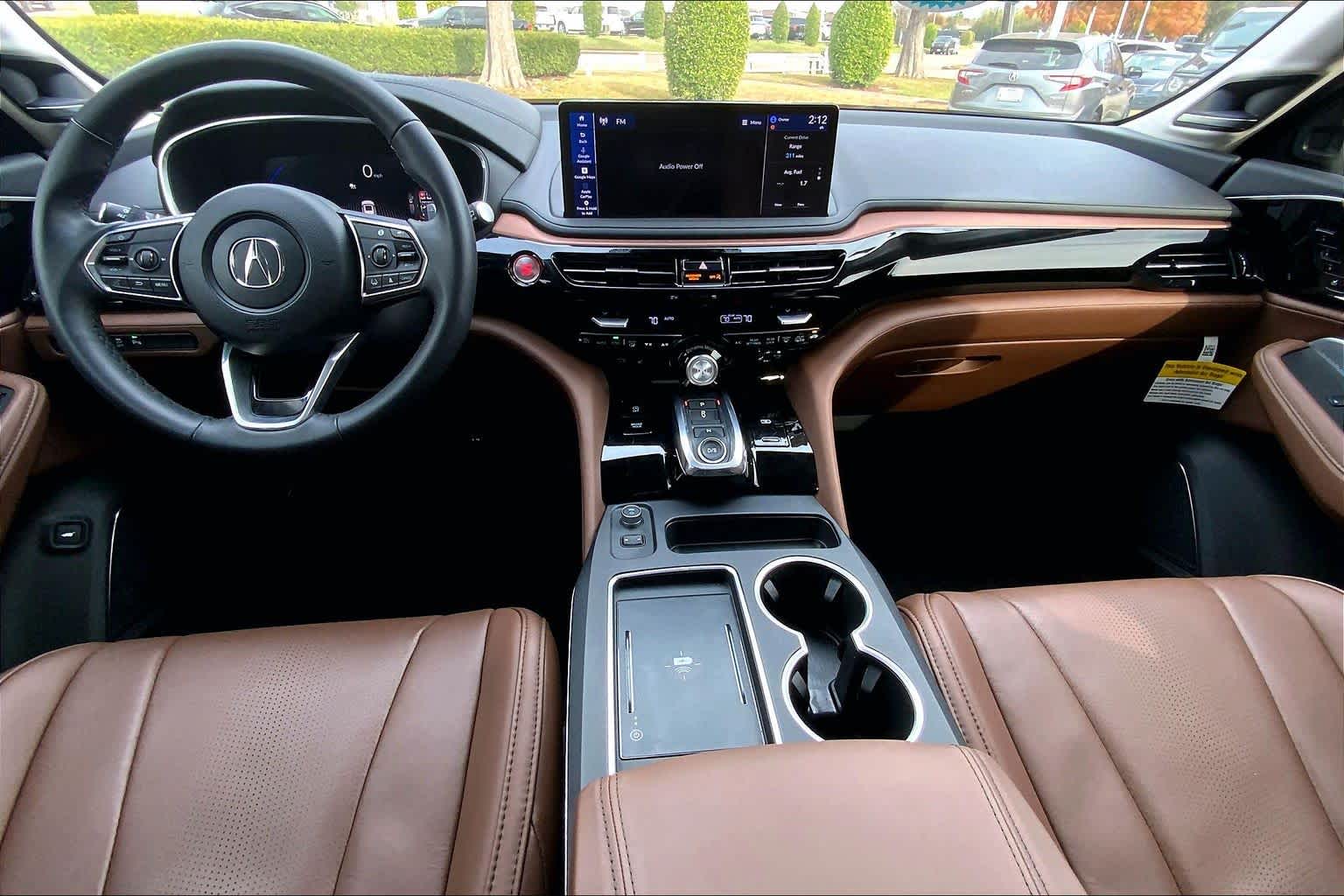 2025 Acura MDX w/Technology Package Platinum White Pearl at Sterling McCall Acura