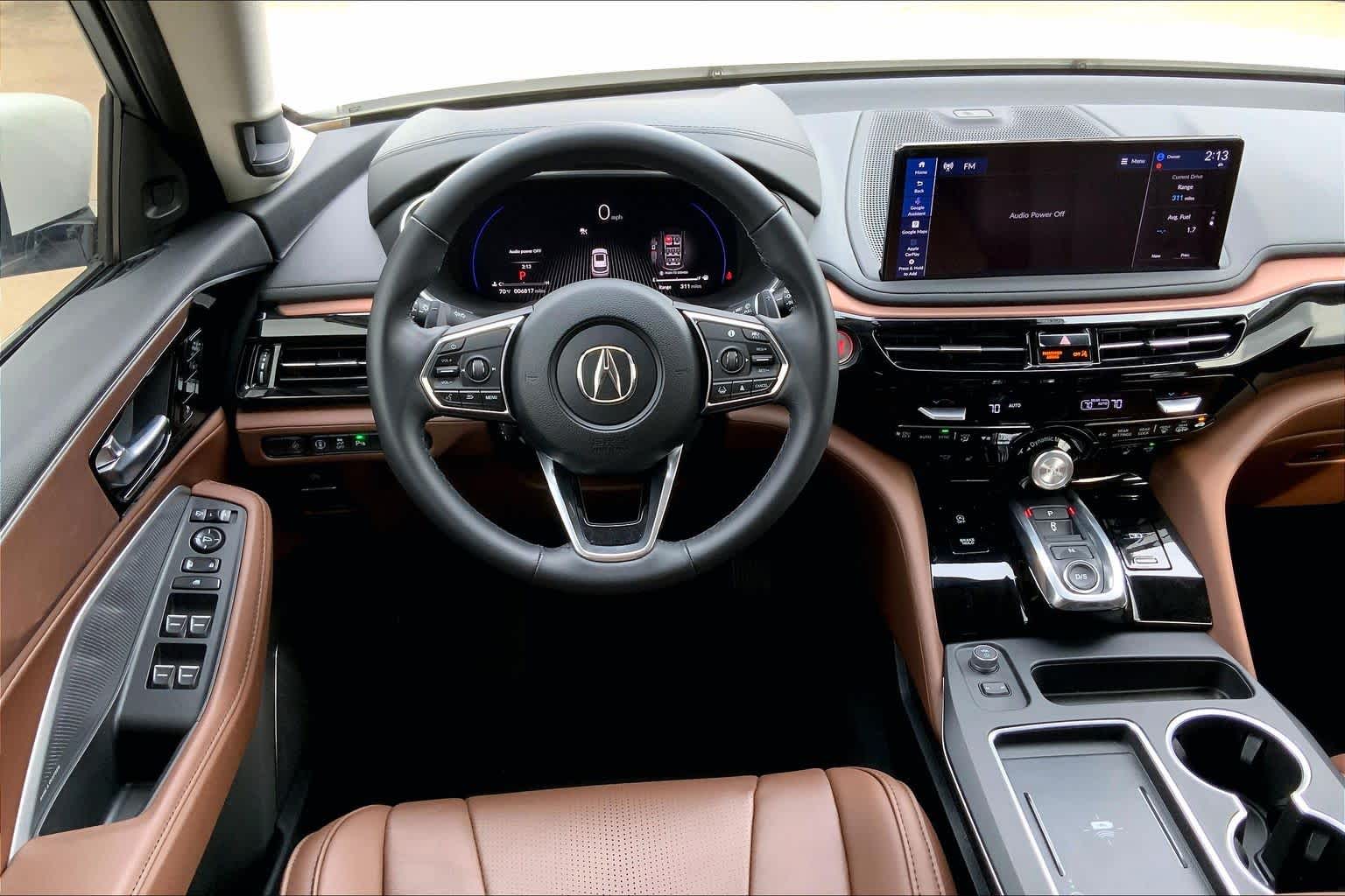 2025 Acura MDX w/Technology Package Platinum White Pearl at Sterling McCall Acura