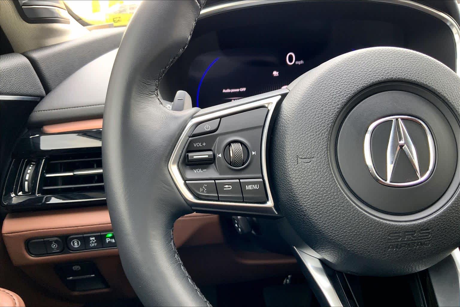 2025 Acura MDX w/Technology Package Platinum White Pearl at Sterling McCall Acura