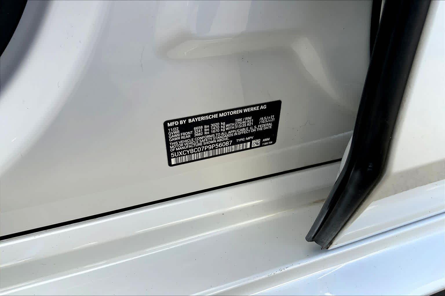 2023 BMW X6 M50i Mineral White Metallic at BMW of West Houston