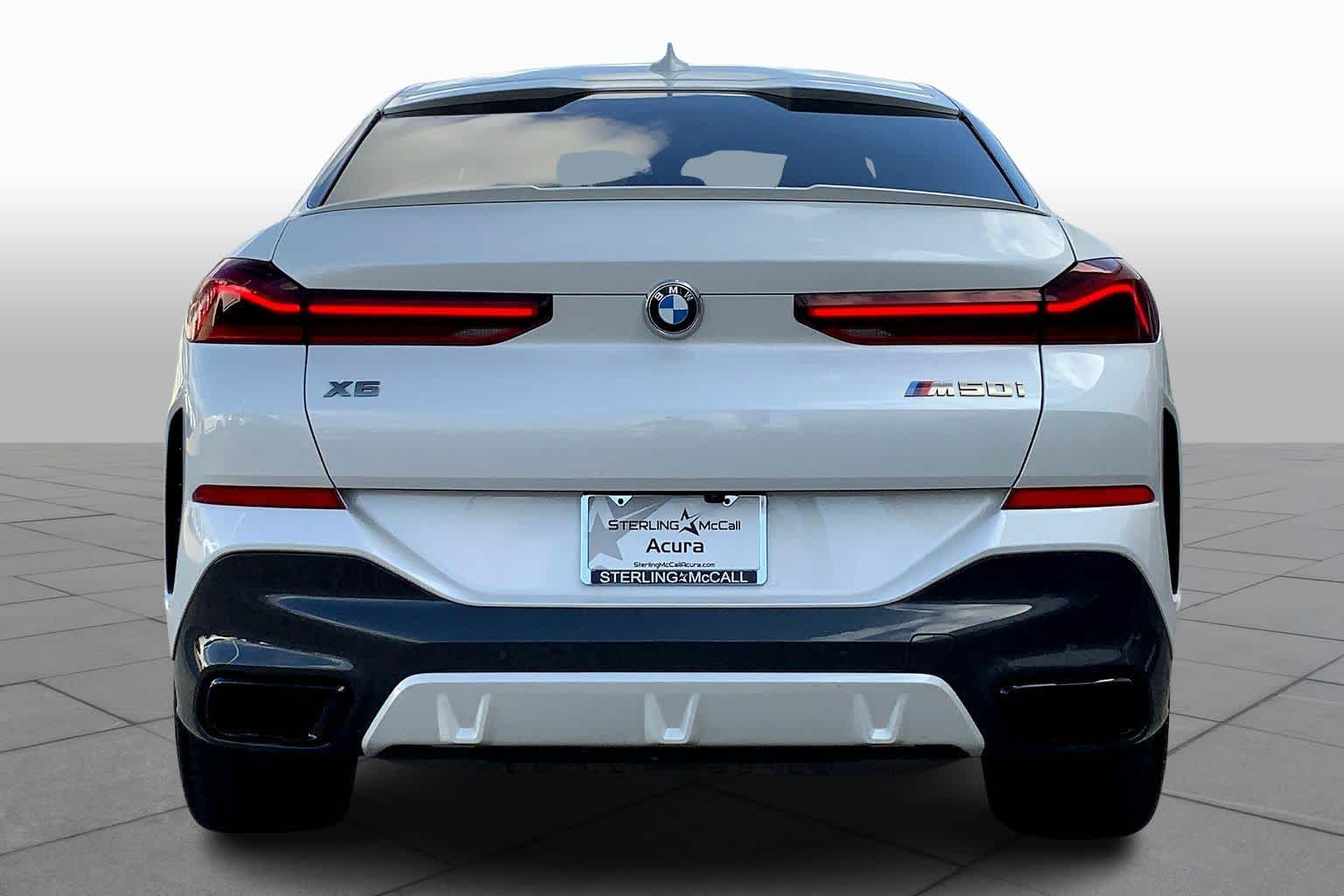 2023 BMW X6 M50i Mineral White Metallic at BMW of West Houston