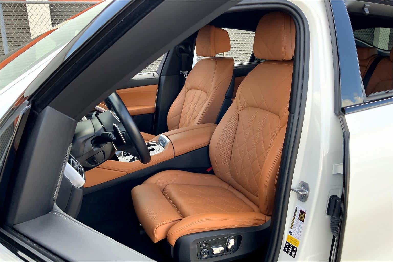 2023 BMW X6 M50i Mineral White Metallic at BMW of West Houston