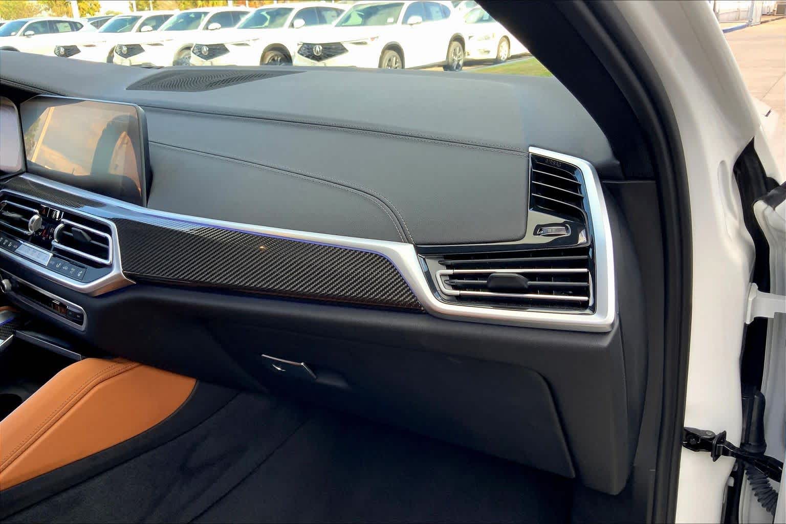 2023 BMW X6 M50i Mineral White Metallic at BMW of West Houston