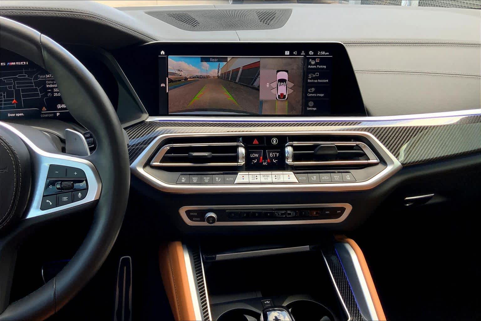 2023 BMW X6 M50i Mineral White Metallic at BMW of West Houston