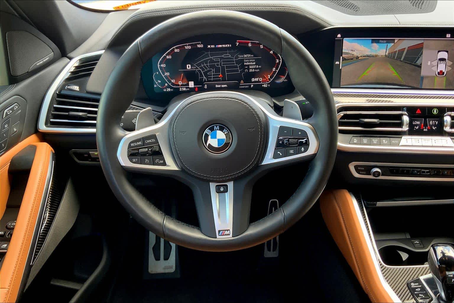 2023 BMW X6 M50i Mineral White Metallic at BMW of West Houston