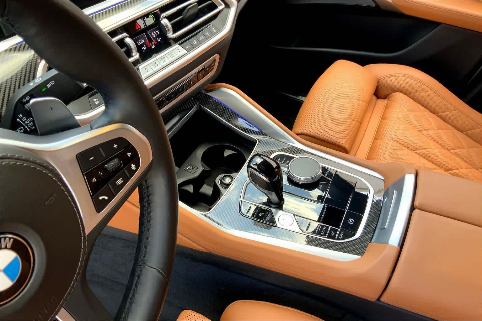 2023 BMW X6 M50i Mineral White Metallic at BMW of West Houston