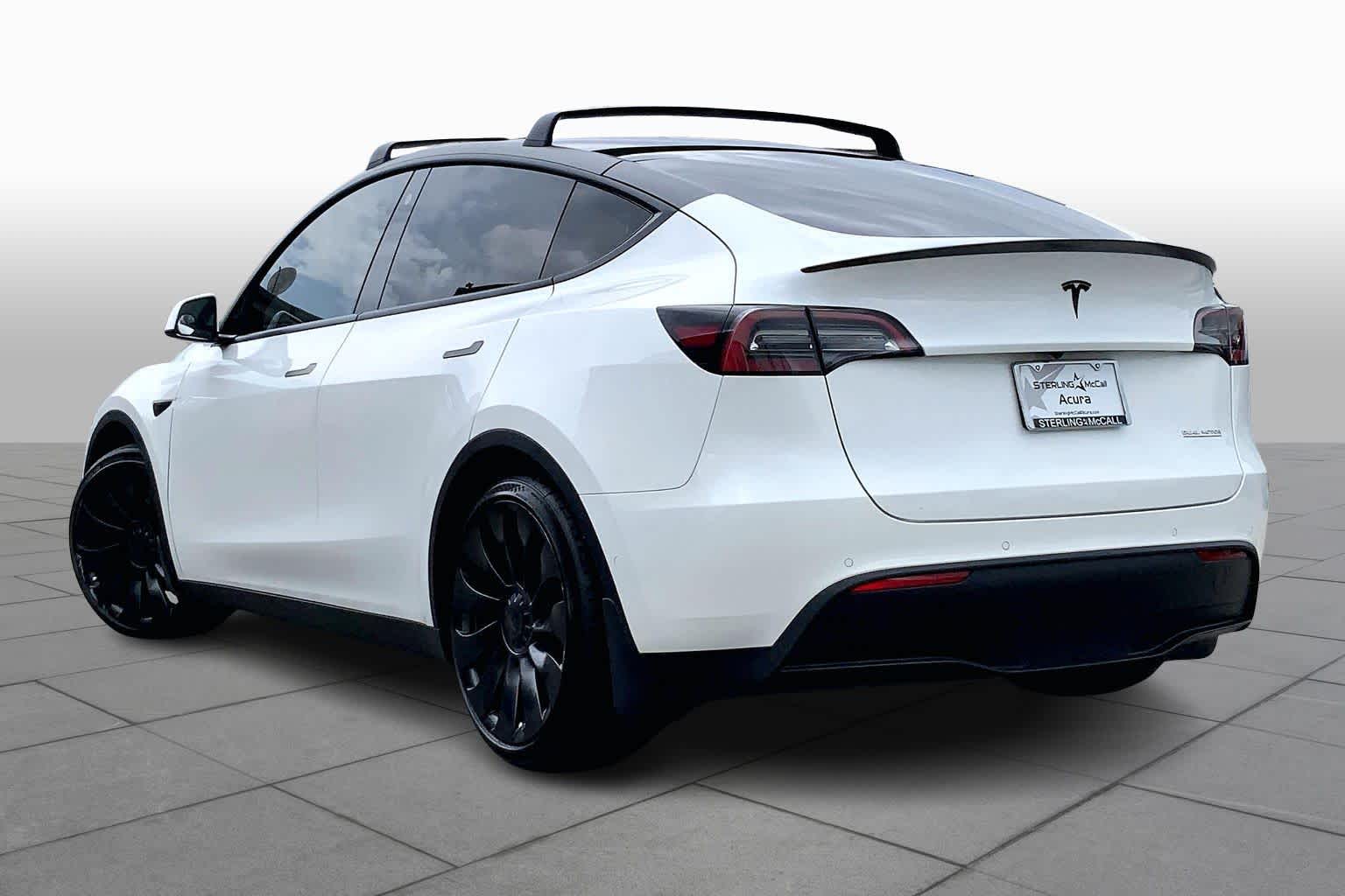 2022 Tesla Model Y Performance Pearl White Multi-Coat at AutoNation Ford Gulf Fwy