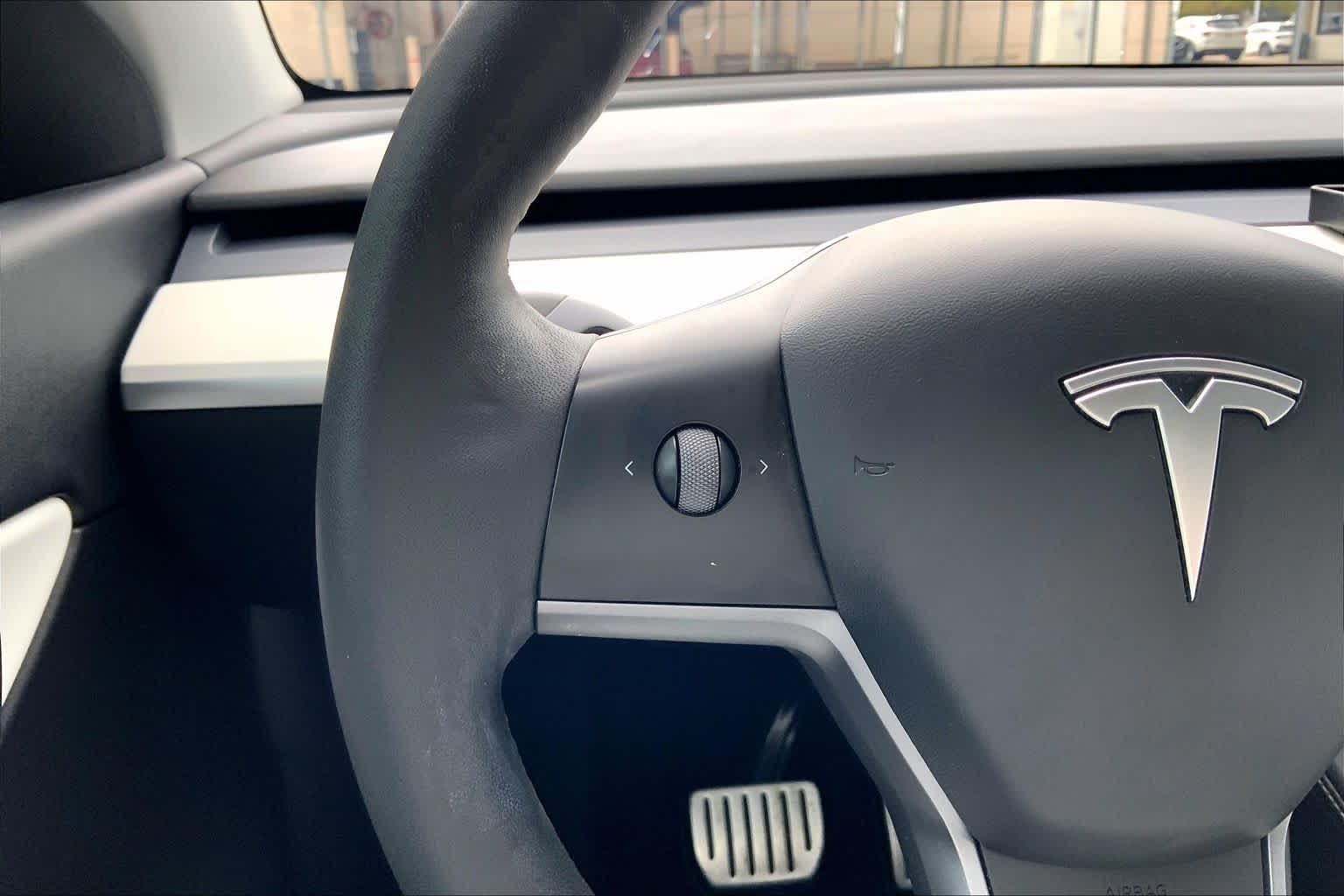 2022 Tesla Model Y Performance Pearl White Multi-Coat at AutoNation Ford Gulf Fwy