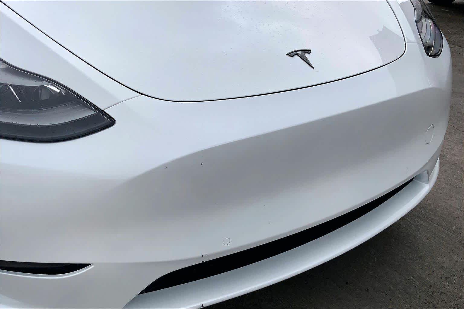 2022 Tesla Model Y Performance Pearl White Multi-Coat at AutoNation Ford Gulf Fwy