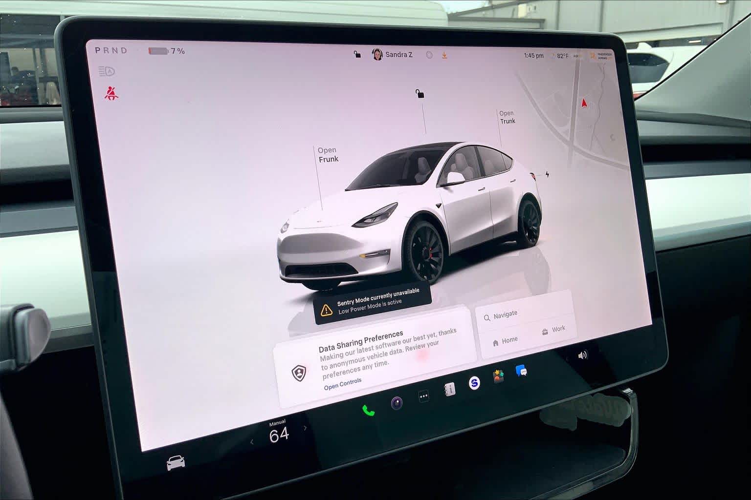 2022 Tesla Model Y Performance Pearl White Multi-Coat at AutoNation Ford Gulf Fwy