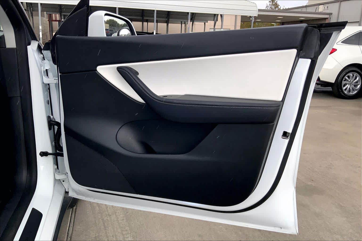 2022 Tesla Model Y Performance Pearl White Multi-Coat at AutoNation Ford Gulf Fwy