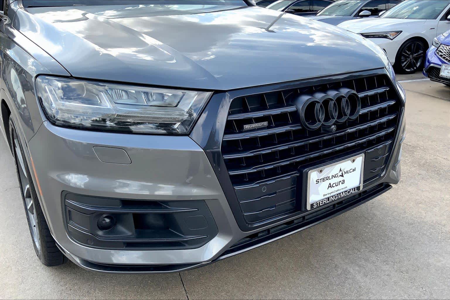 2017 Audi Q7 Prestige Graphite Gray Metallic at Sterling McCall Lexus