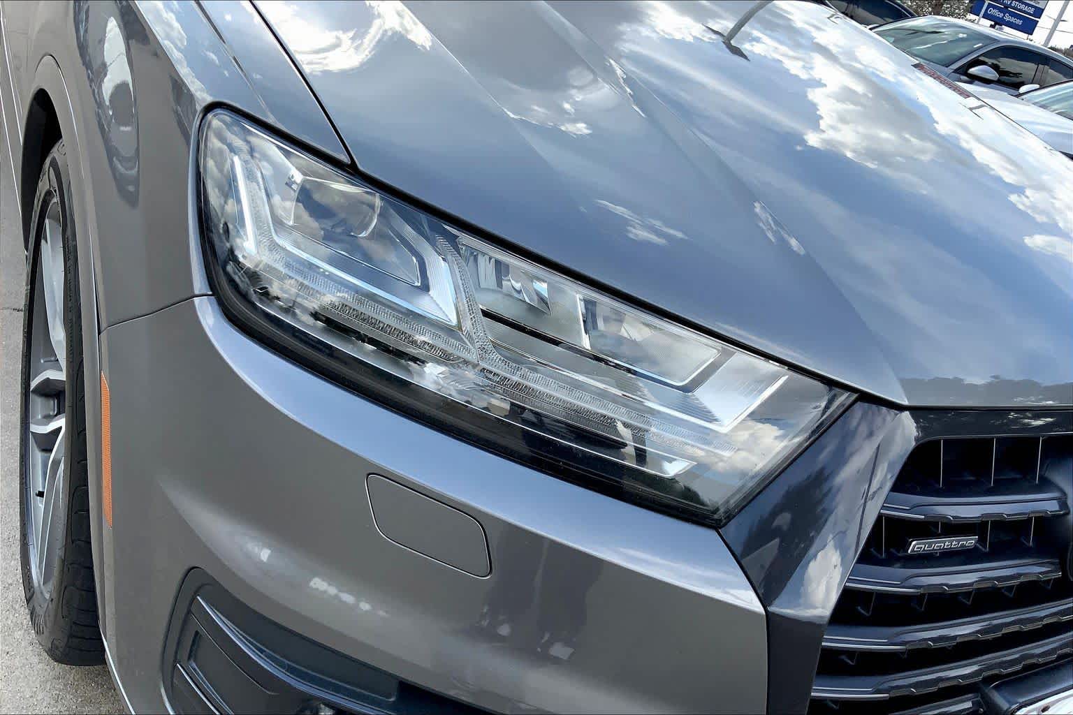 2017 Audi Q7 Prestige Graphite Gray Metallic at Sterling McCall Lexus