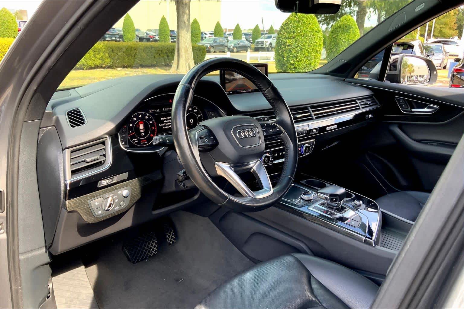 2017 Audi Q7 Prestige Graphite Gray Metallic at Sterling McCall Lexus