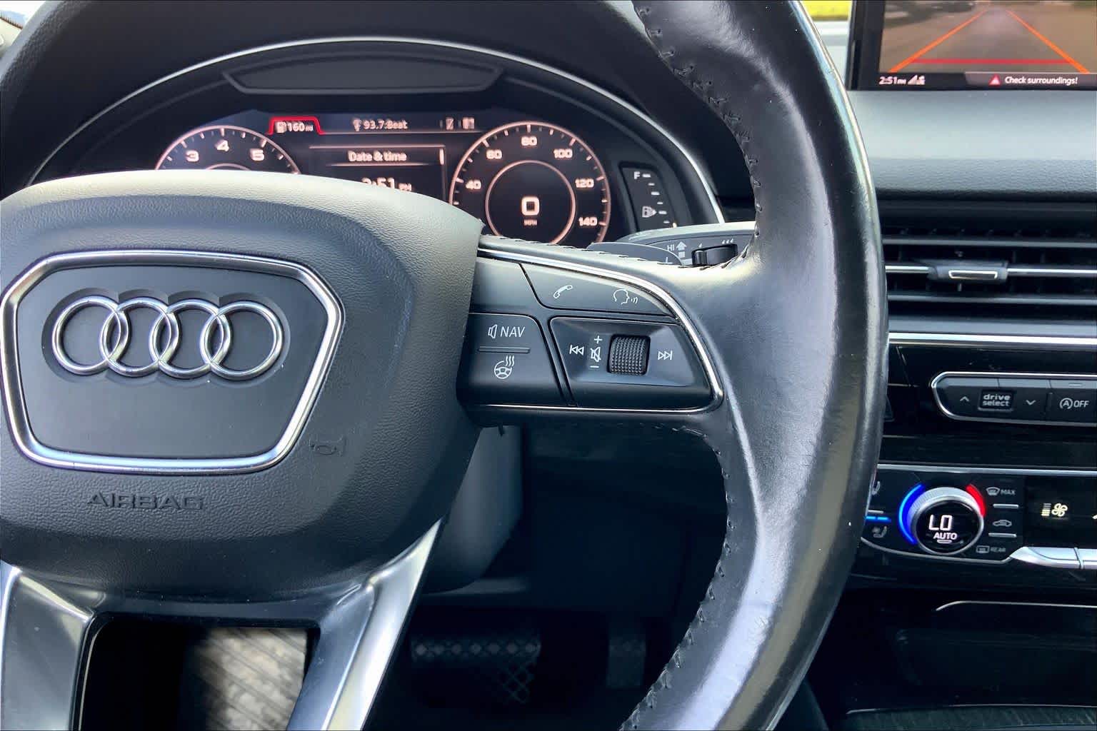 2017 Audi Q7 Prestige Graphite Gray Metallic at Sterling McCall Lexus