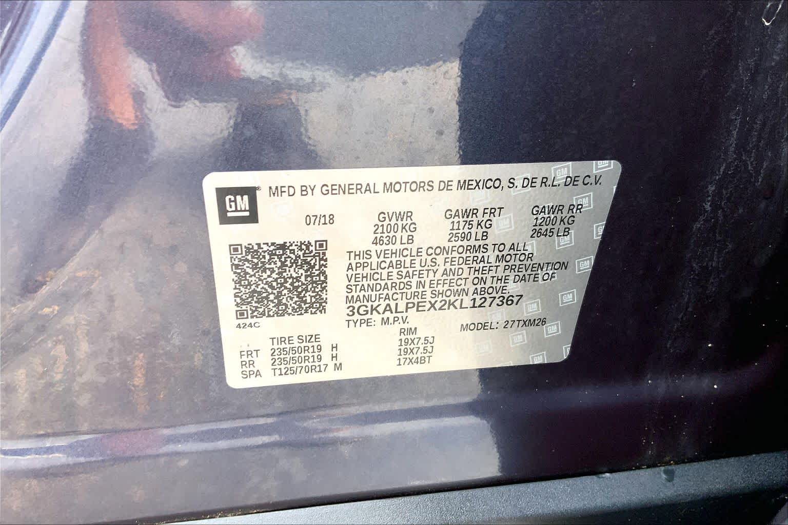 Used 2019 BLUE STEEL METALLIC GMC SLT image 37