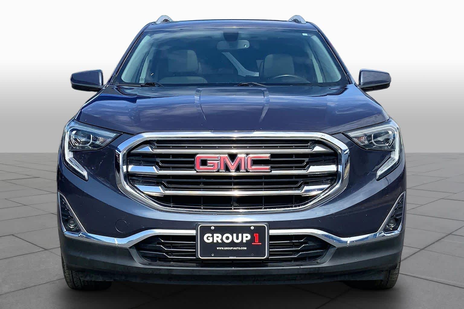 Used 2019 BLUE STEEL METALLIC GMC SLT image 3