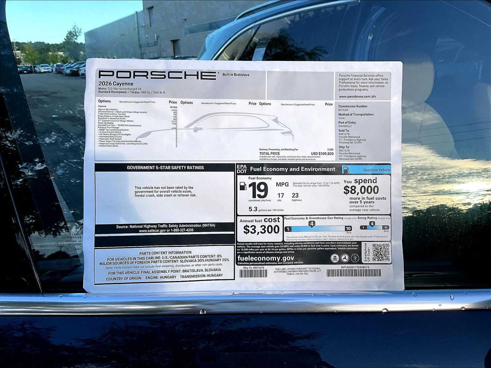 New 2026 D6/Algarve Blue Me Porsche  image 24