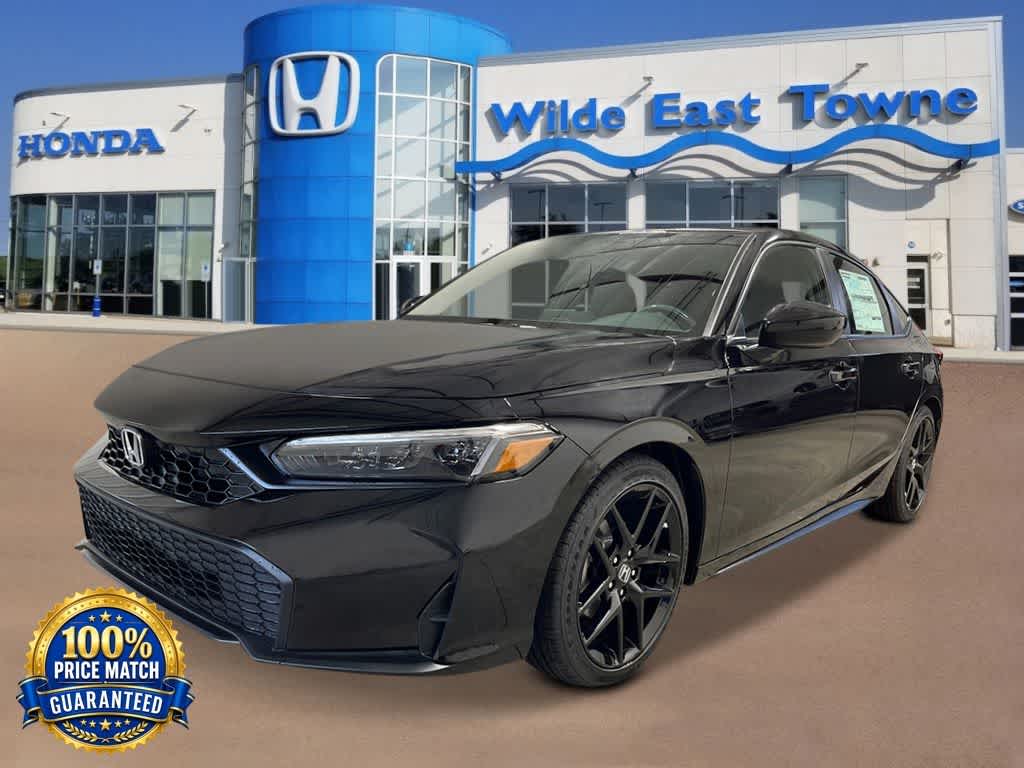 Crystal Black Pearl 2026 Honda Civic Hatchback Hatchback Front-Wheel Drive Continuously Variable Transmission