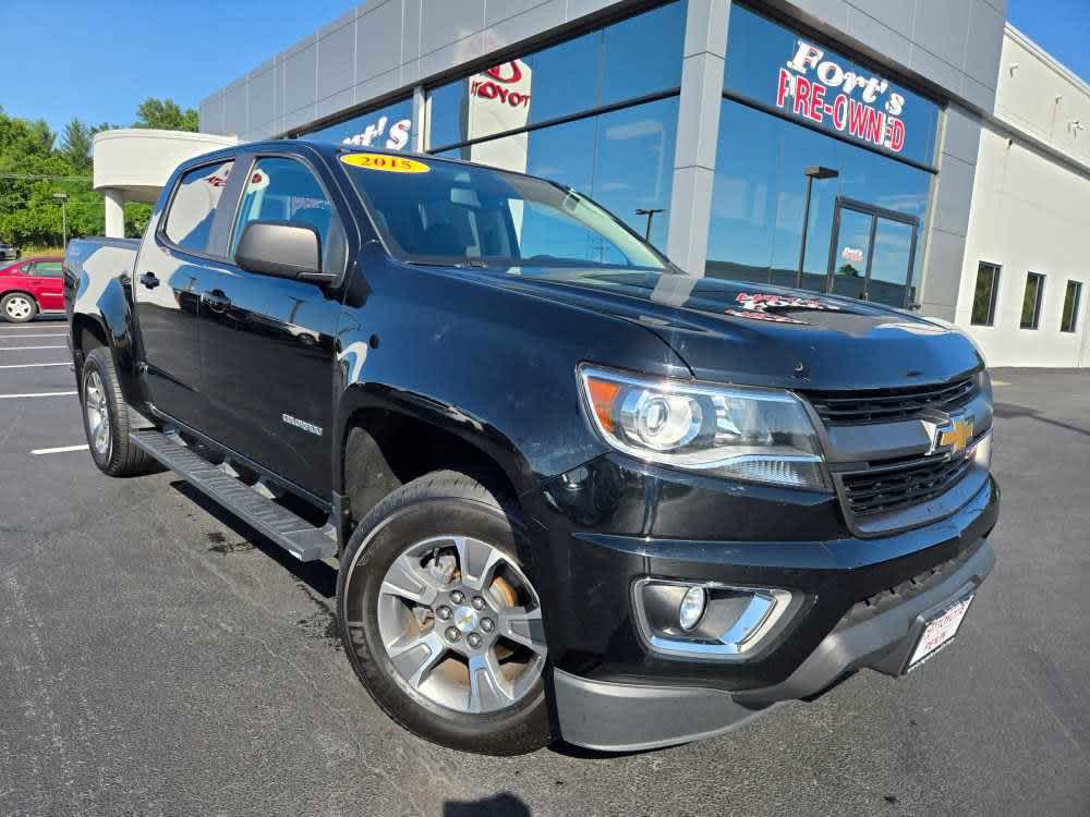 Black 2015 Chevrolet Colorado Pickup Truck Four-Wheel Drive 6-Speed Automatic