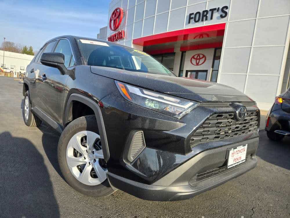 Midnight Black Metallic 2024 Toyota RAV4 LE AWD SUV / Crossover All-Wheel Drive 8-Speed Automatic