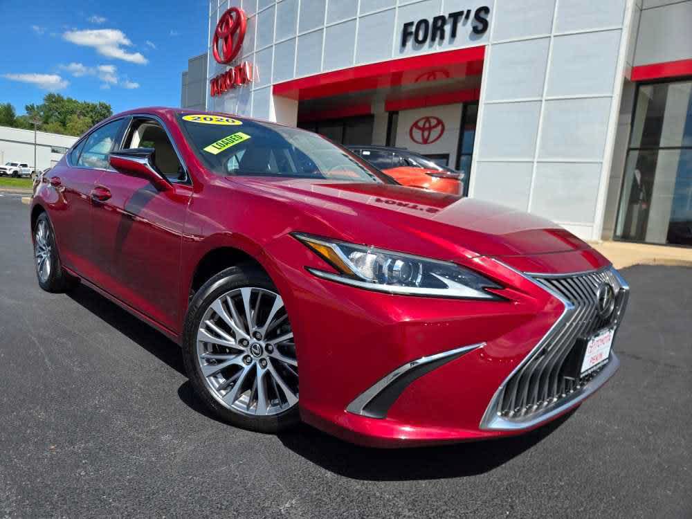 Matador Red Mica 2020 Lexus ES Sedan Front-Wheel Drive 8-Speed Automatic