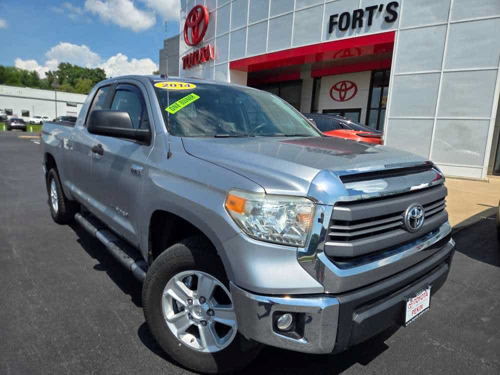 Silver Sky Metallic 2014 Toyota Tundra Pickup Truck Four-Wheel Drive 6-Speed Automatic