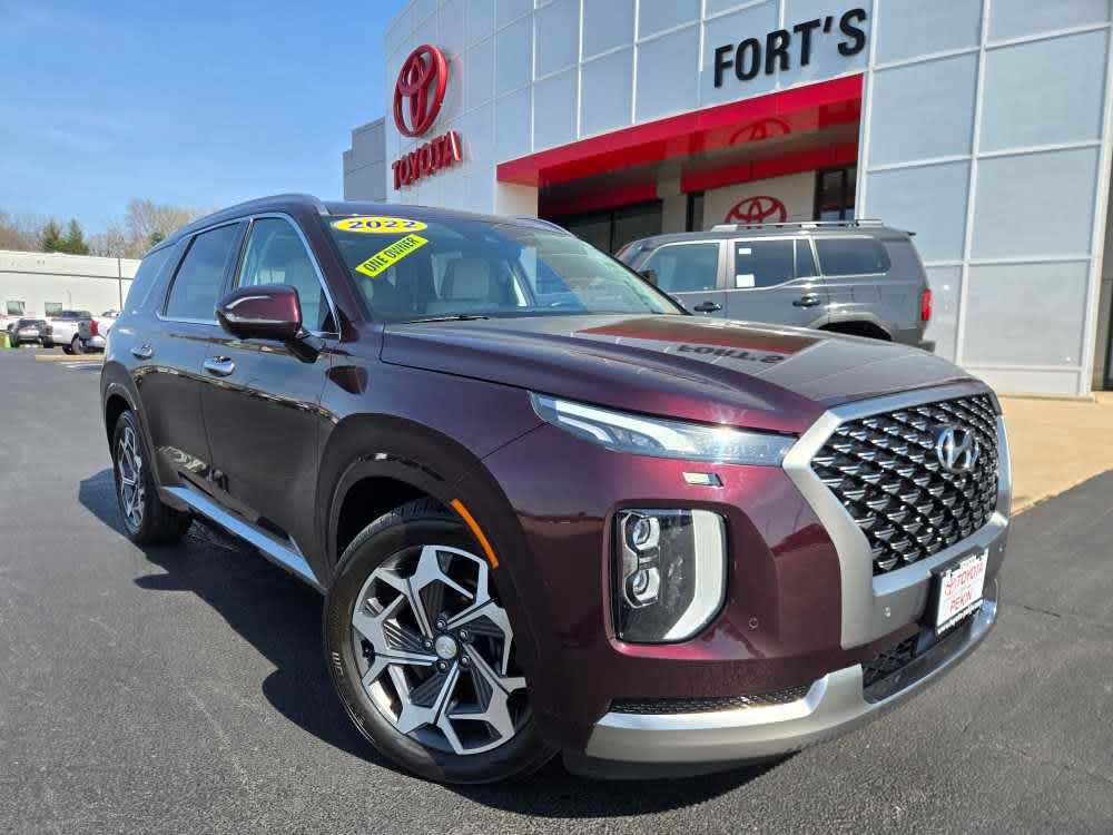 Red (Sierra Burgundy) 2022 Hyundai Palisade Calligraphy AWD SUV / Crossover All-Wheel Drive 8-Speed Automatic
