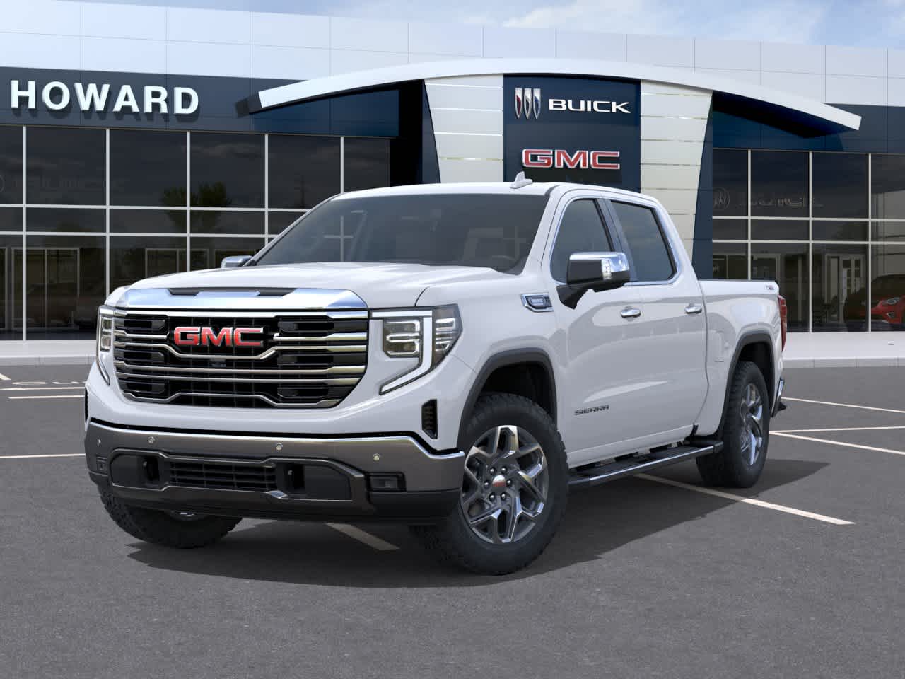New 2026 Glacier White Tricoat GMC SLT image 6