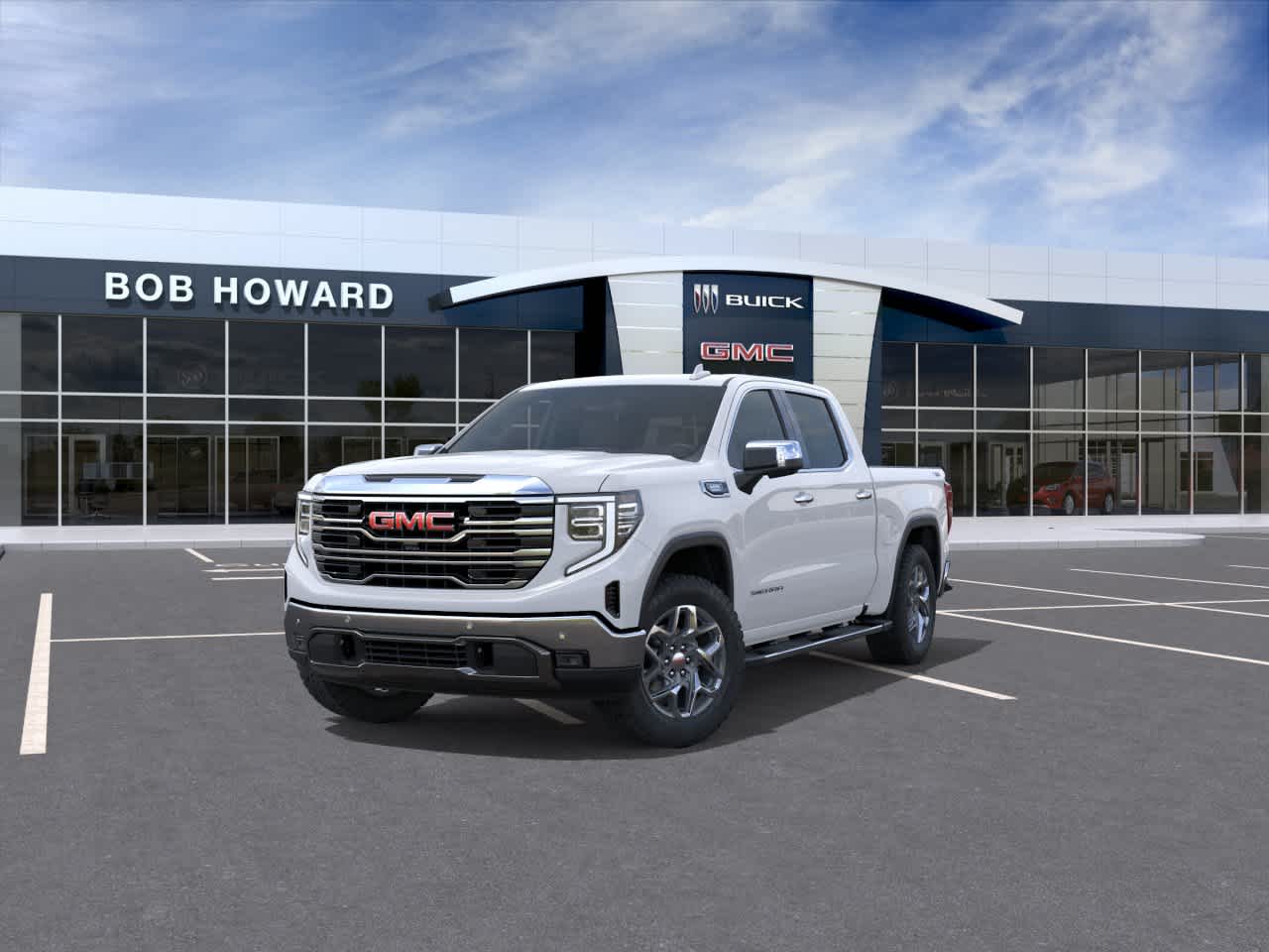 New 2026 Glacier White Tricoat GMC SLT image 8