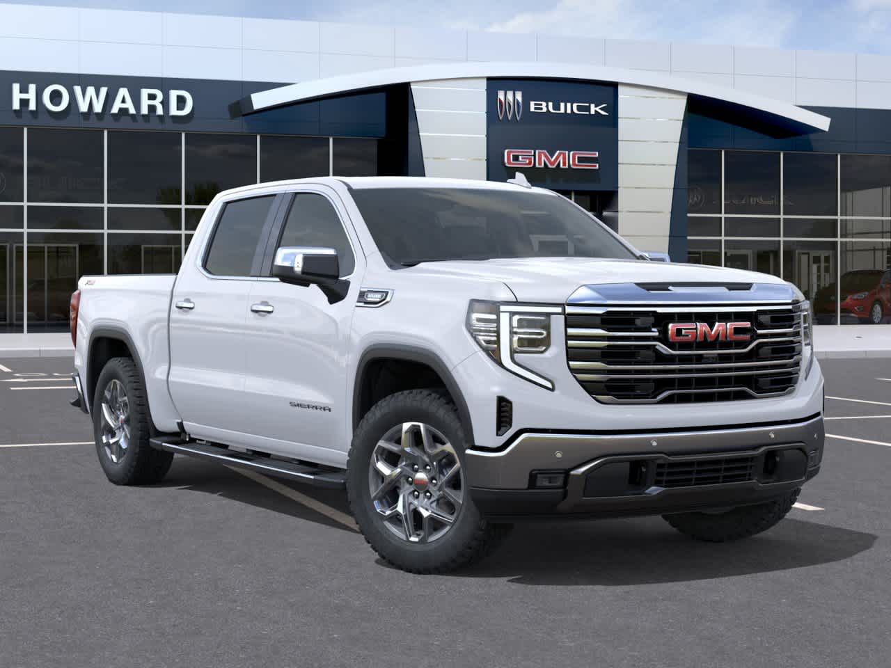 New 2026 Glacier White Tricoat GMC SLT image 7